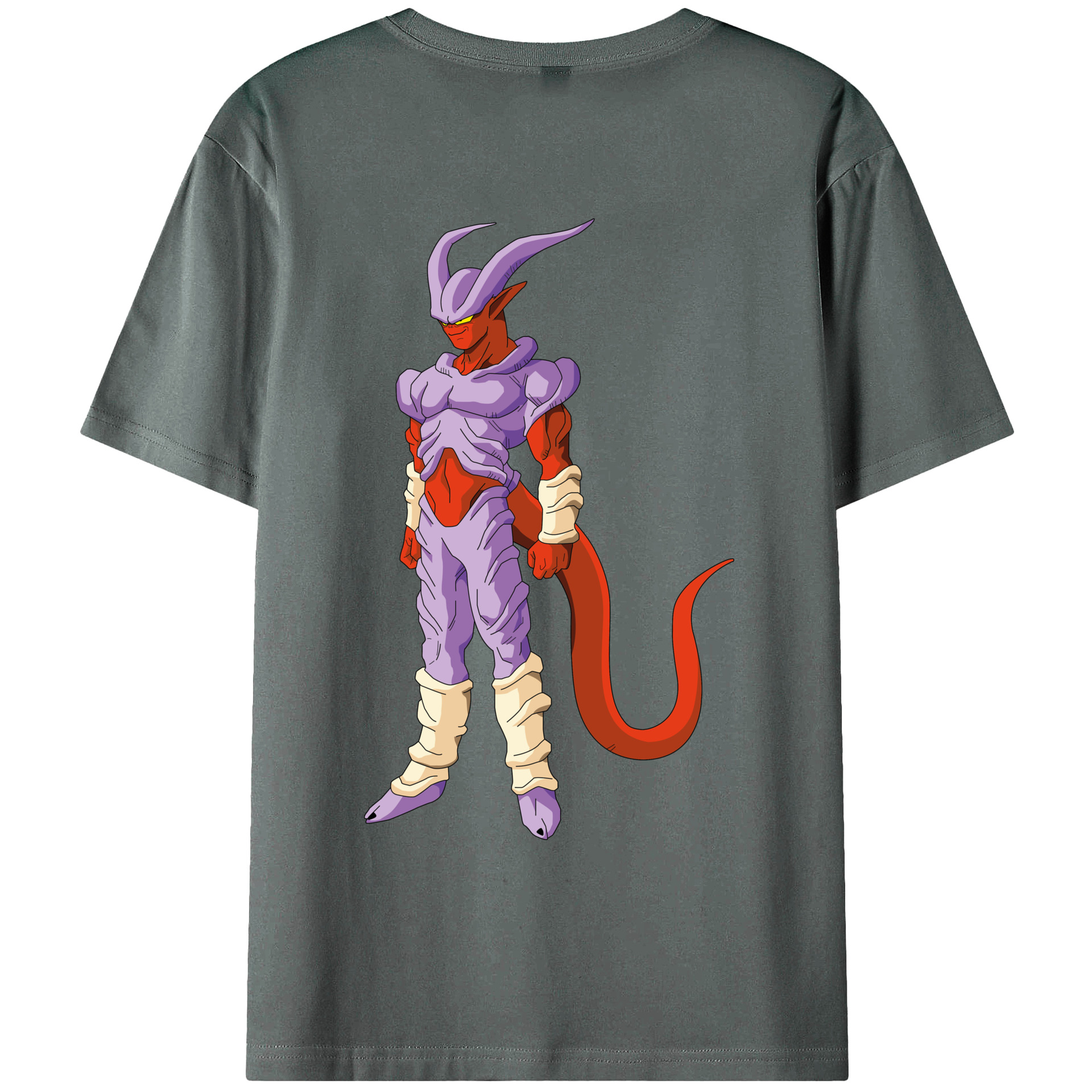 （画像用） ドラゴンボール ジャネンバ DRAGON BALL Janemba 綿100％ メンズ半袖Tシャツ（バックプリント） 通気性